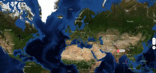 Карта индии на русском языке Интерактивная карта путешествий по Индии и Азии